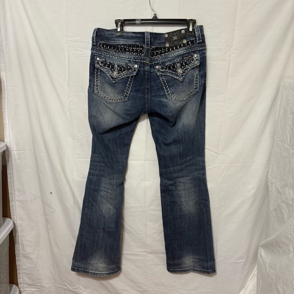 Miss Me Easy Boot women's stretch jeans with embellished pockets - Picture 5 of 13